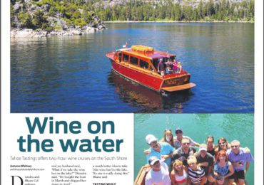 Tahoe Tastings Front Page Article Tahoe Daily Tribune